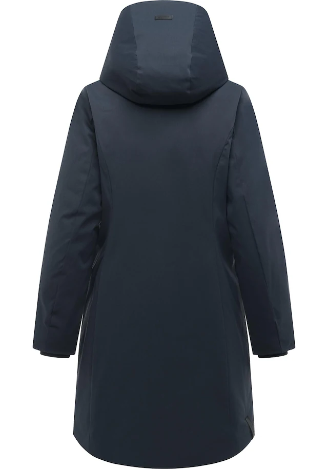 Ragwear Kurzmantel »Pavleen Y« Griffiger Damen Mantel mit hohem Kragen