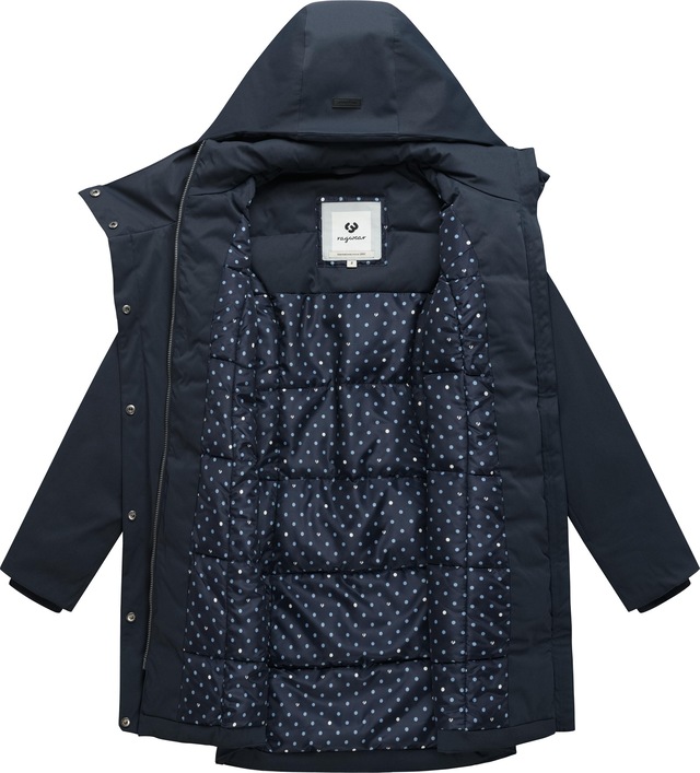 Ragwear Kurzmantel »Pavleen Y« Griffiger Damen Mantel mit hohem Kragen