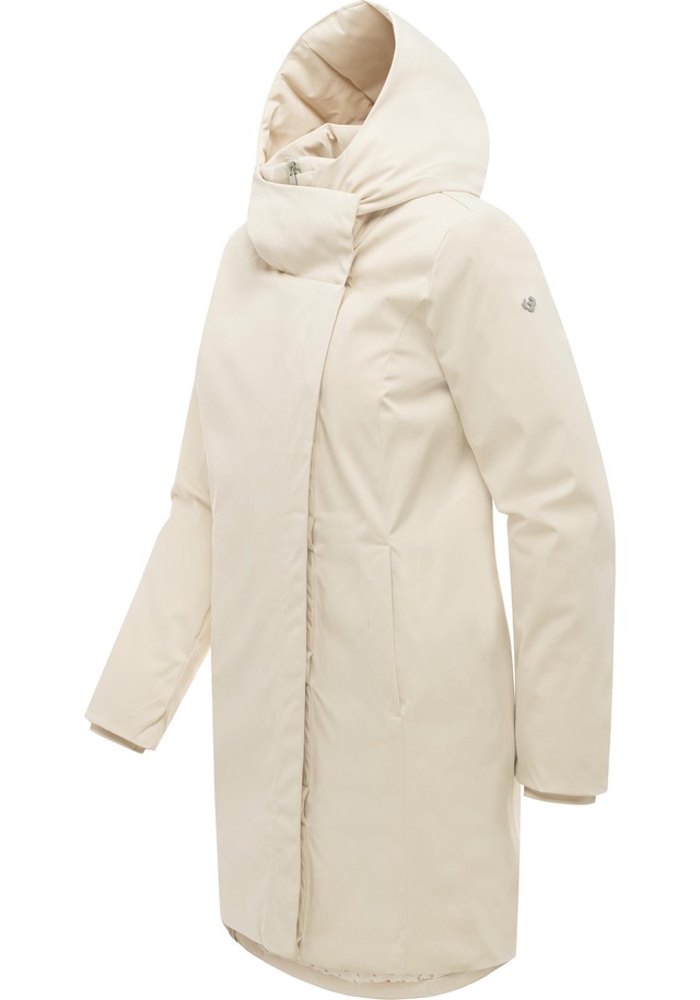 Ragwear Kurzmantel »Pavleen Y« Griffiger Damen Mantel mit hohem Kragen