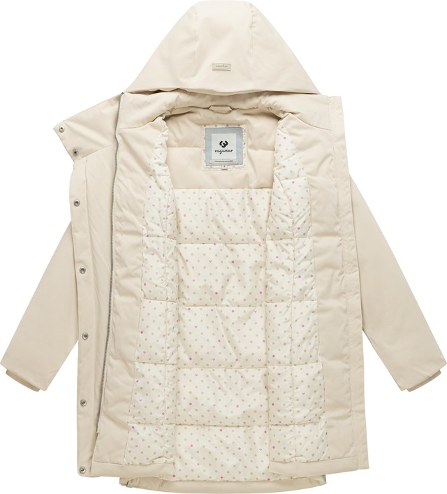 Ragwear Kurzmantel »Pavleen Y« Griffiger Damen Mantel mit hohem Kragen