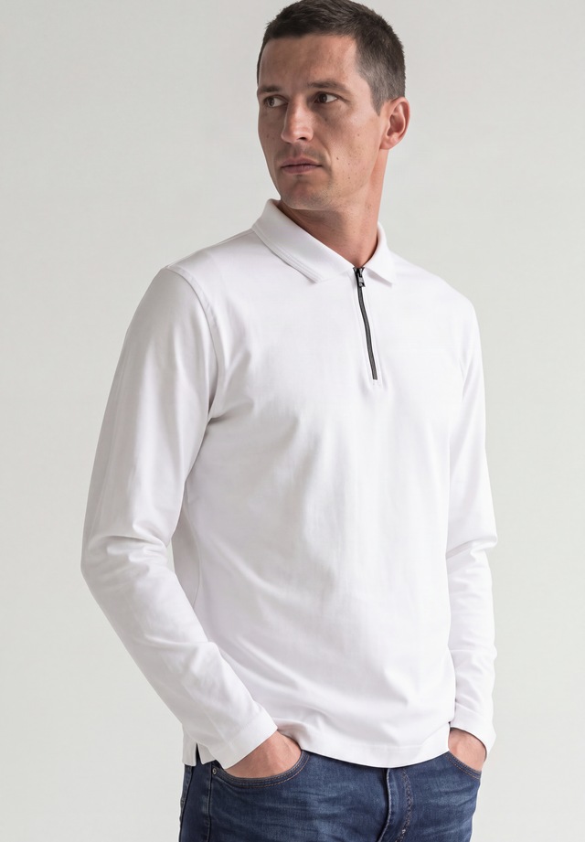 STREET ONE MEN Poloshirt mit Zipper