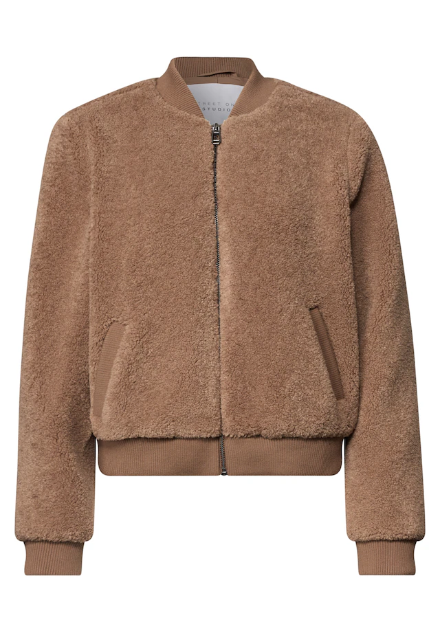 STREET ONE STUDIO Blouson ohne Kapuze in Unifarbe