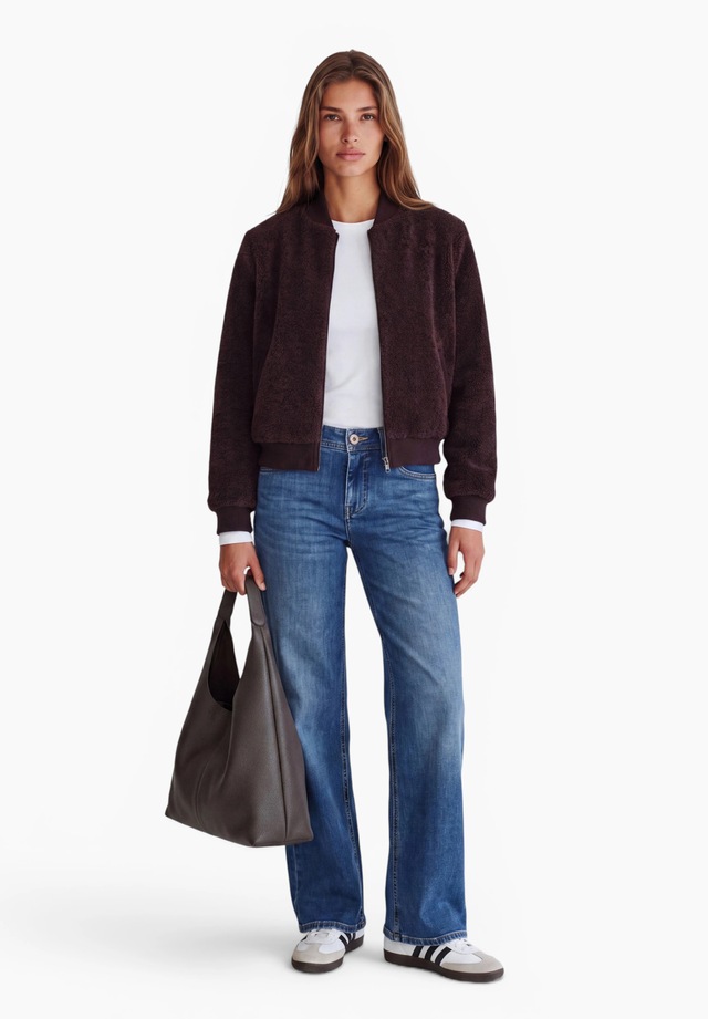 STREET ONE STUDIO Blouson ohne Kapuze in Unifarbe