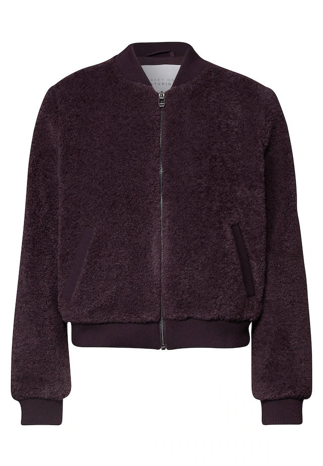 STREET ONE STUDIO Blouson ohne Kapuze in Unifarbe