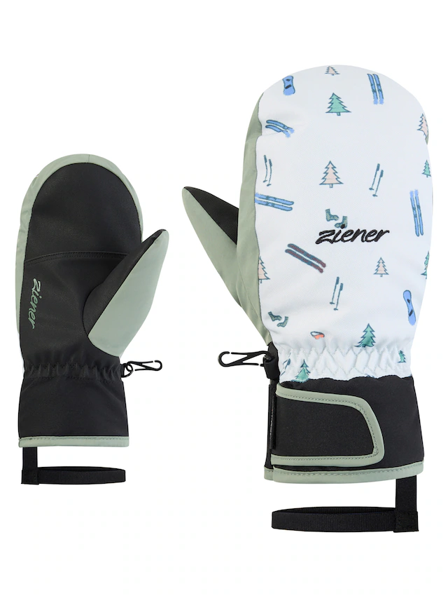 Ziener Fäustlinge »LAXIA-Z AQUASHIELD® PrimaLoft® MÄDCHEN« wasser-u. winddicht, atmungsaktiv, extra warm durch PrimaLoft®