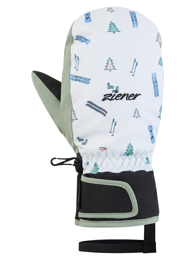 Ziener Fäustlinge »LAXIA-Z AQUASHIELD® PrimaLoft® MÄDCHEN« wasser-u. winddicht, atmungsaktiv, extra warm durch PrimaLoft®