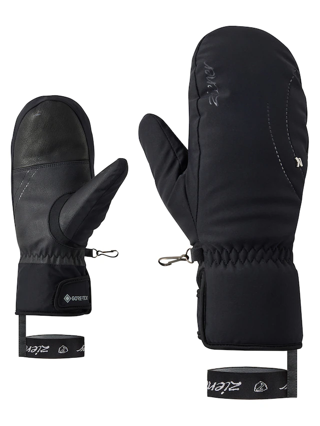 Ziener Fäustlinge »KJELY-Z GORE‑TEX® + GORE‑TEX plus warm DAMEN« wasserdicht, winddicht, atmungsaktiv, extra warm, Lederanteile