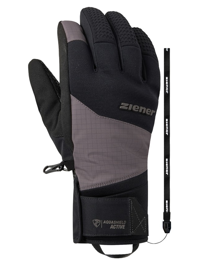 Ziener Skihandschuhe »GASTIUS-Z AQUASHIELD® lavalan®« wasserdicht, winddicht, atmungsaktiv, Wollwattierung