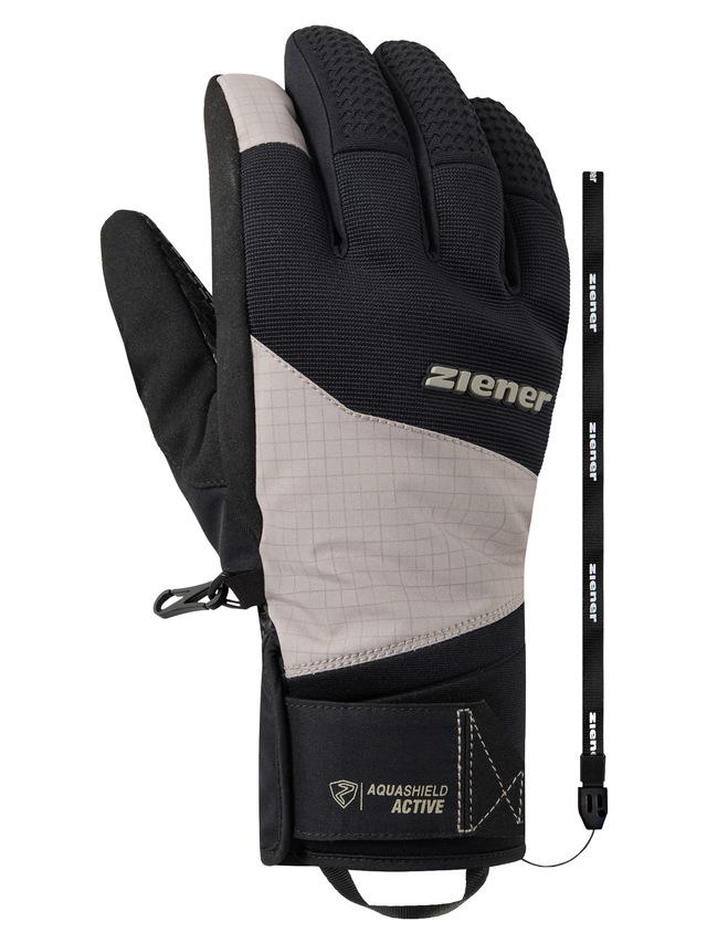 Ziener Skihandschuhe »GASTIUS-Z AQUASHIELD® lavalan®« wasserdicht, winddicht, atmungsaktiv, Wollwattierung