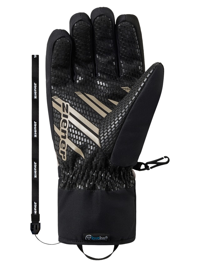 Ziener Skihandschuhe »GASTIUS-Z AQUASHIELD® lavalan®« wasserdicht, winddicht, atmungsaktiv, Wollwattierung