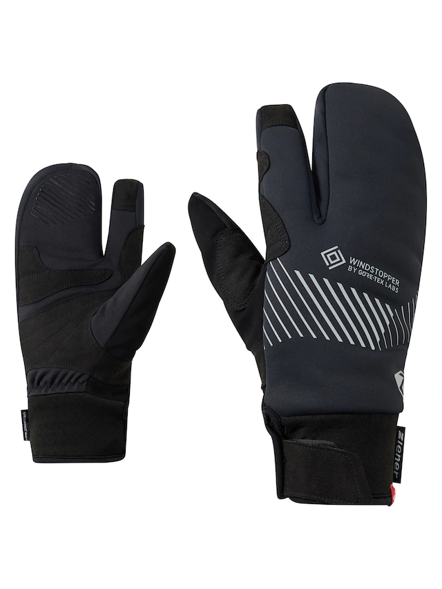 Ziener Fahrradhandschuhe »DOMAS-Z WINDSTOPPER® by GORE TEX LABS® TOUCH« winddicht, wasserabweisend, atmungsaktiv, extra warm durch PrimaLoft®