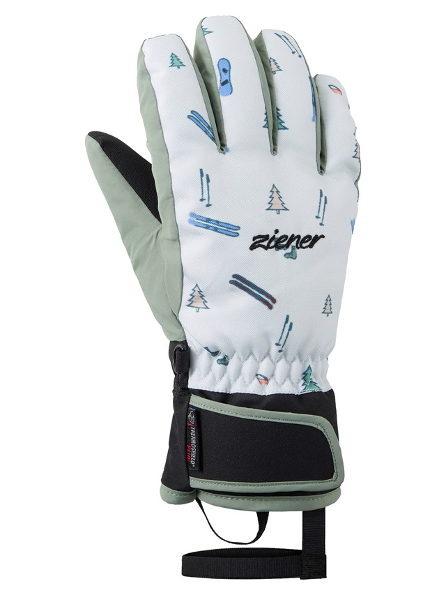 Ziener Skihandschuhe »LAXI-Z AQUASHIELD® PrimaLoft® MÄDCHEN« wasserdicht, winddicht, atmungsaktiv, extra warm durch PrimaLoft®