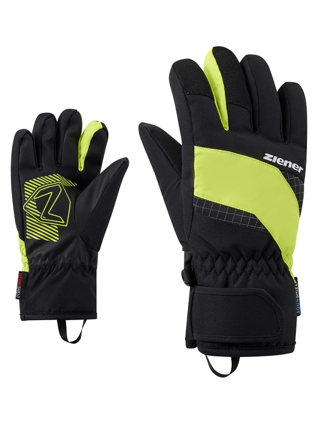 Ziener Skihandschuhe »LUUKI-Z AQUASHIELD® JUNIOR« wasserdicht, winddicht, atmungsaktiv, warmes Fleece Futter