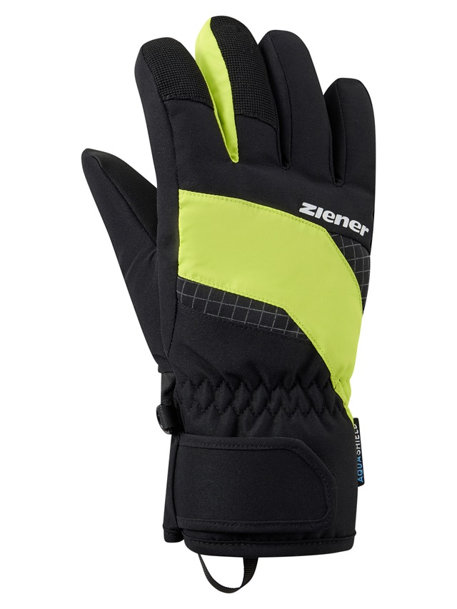 Ziener Skihandschuhe »LUUKI-Z AQUASHIELD® JUNIOR« wasserdicht, winddicht, atmungsaktiv, warmes Fleece Futter
