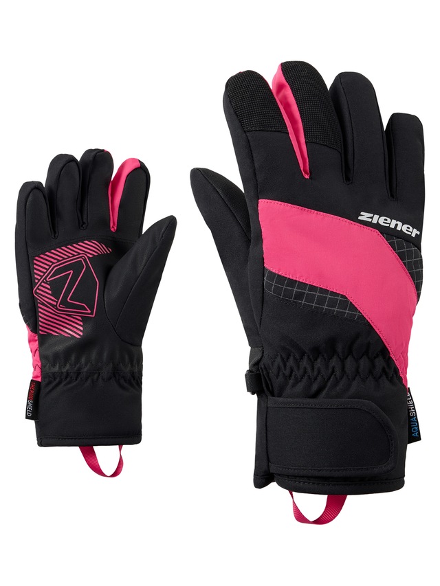 Ziener Skihandschuhe »LUUKI-Z AQUASHIELD® JUNIOR« wasserdicht, winddicht, atmungsaktiv, warmes Fleece Futter