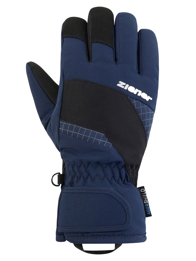 Ziener Skihandschuhe »LUUKI-Z AQUASHIELD® JUNIOR« wasserdicht, winddicht, atmungsaktiv, warmes Fleece Futter