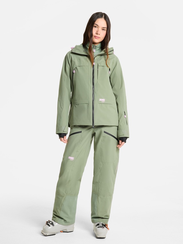 Ziener Skijacke »RAFINA-Z AQUASHIELD® DAMEN« wasser- u. winddicht, atmungsaktiv, unwattiert, Innenfutter aus Wolle