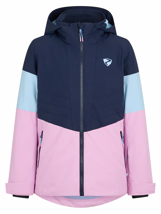 Ziener Skijacke »ARISA-Z AQUASHIELD® MÄDCHEN« wasser- u. winddicht, atmungsaktiv, warm, reflektierende Elemente