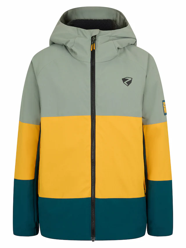 Ziener Skijacke »ARTIKO-Z AQUASHIELD® JUNIOR« wasser- u. winddicht, atmungsaktiv, warm, reflektierende Elemente
