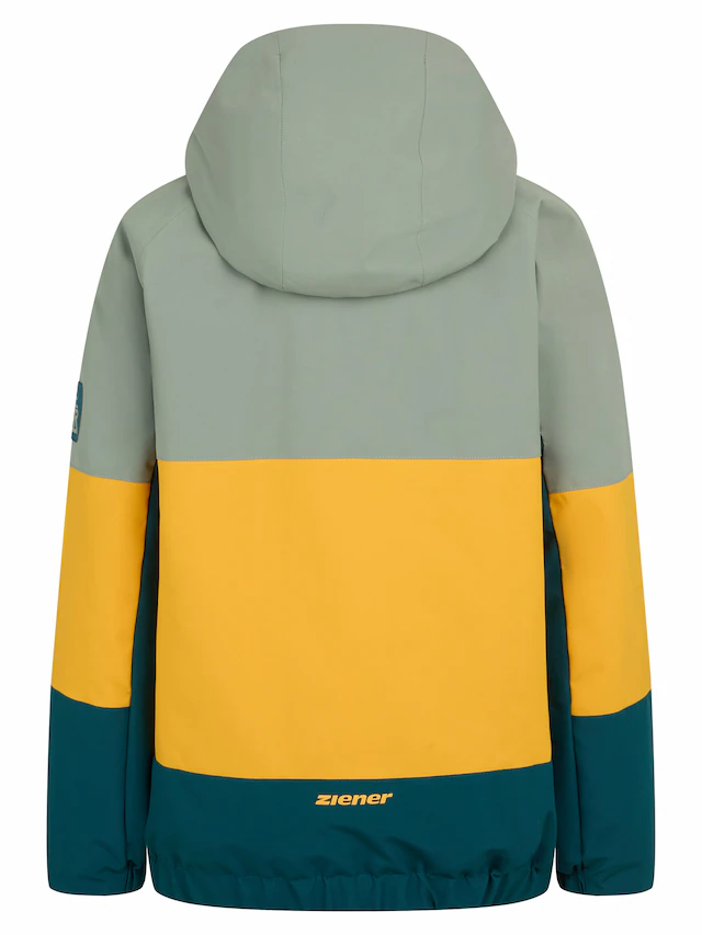 Ziener Skijacke »ARTIKO-Z AQUASHIELD® JUNIOR« wasser- u. winddicht, atmungsaktiv, warm, reflektierende Elemente