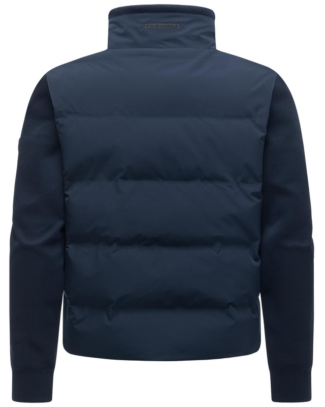 Stone Harbour Outdoorjacke »Eeron XX« ohne Kapuze Warme Jacke mit Strukturstrick in Piqué-Optik