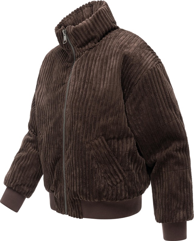 Ragwear Cordjacke »Tillie Cordy Y« ohne Kapuze Warme Damen Kordjacke mit Stehkragen