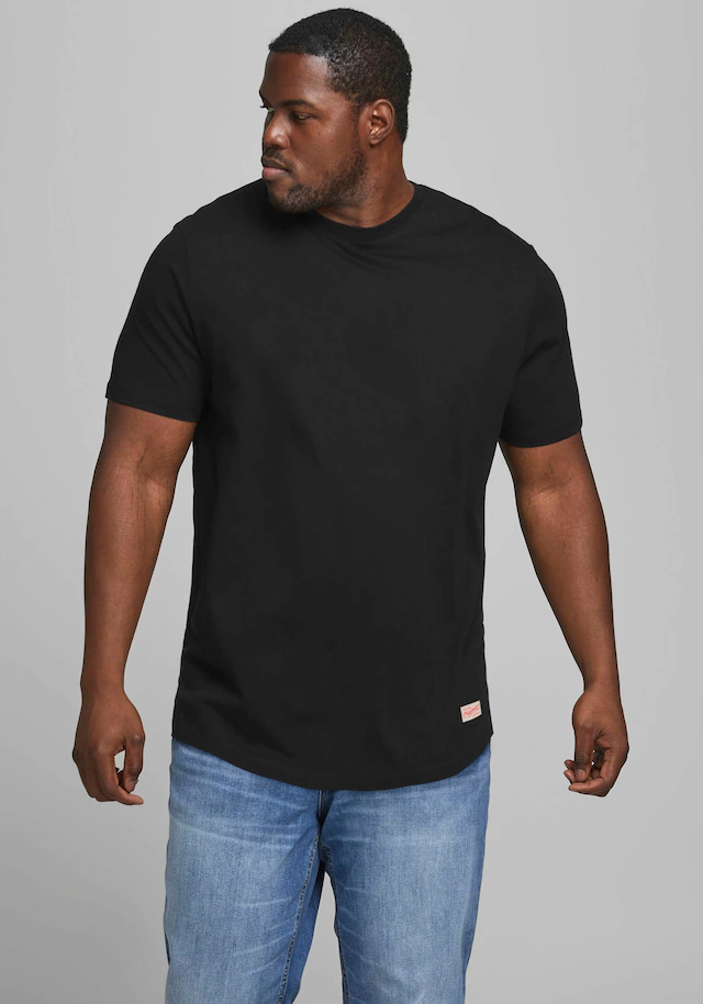 Jack & Jones PlusSize T-Shirt »NOA TEE« mit abgerundetem Saum, bis Größe 6XL