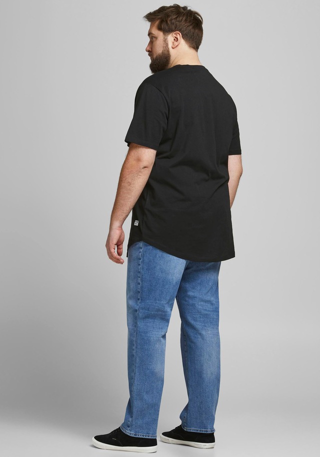 Jack & Jones PlusSize T-Shirt »NOA TEE« mit abgerundetem Saum, bis Größe 6XL