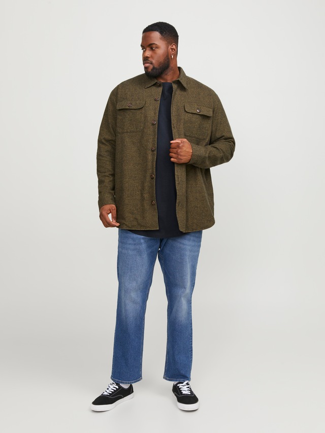 Jack & Jones PlusSize T-Shirt »NOA TEE« mit abgerundetem Saum, bis Größe 6XL
