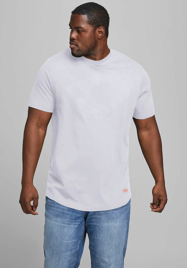 Jack & Jones PlusSize T-Shirt »NOA TEE« mit abgerundetem Saum, bis Größe 6XL
