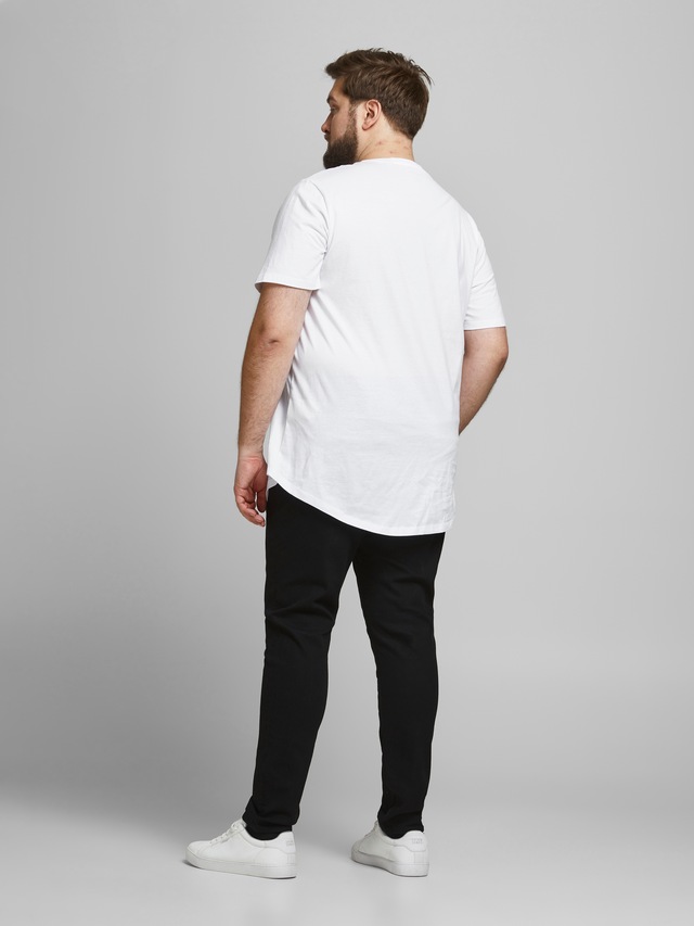 Jack & Jones PlusSize T-Shirt »NOA TEE« mit abgerundetem Saum, bis Größe 6XL