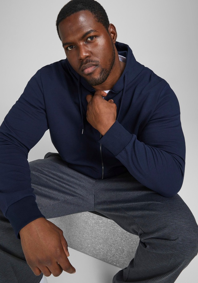 Jack & Jones PlusSize Kapuzensweatjacke »BASIC SWEAT ZIP HOOD« bis Größe 6XL