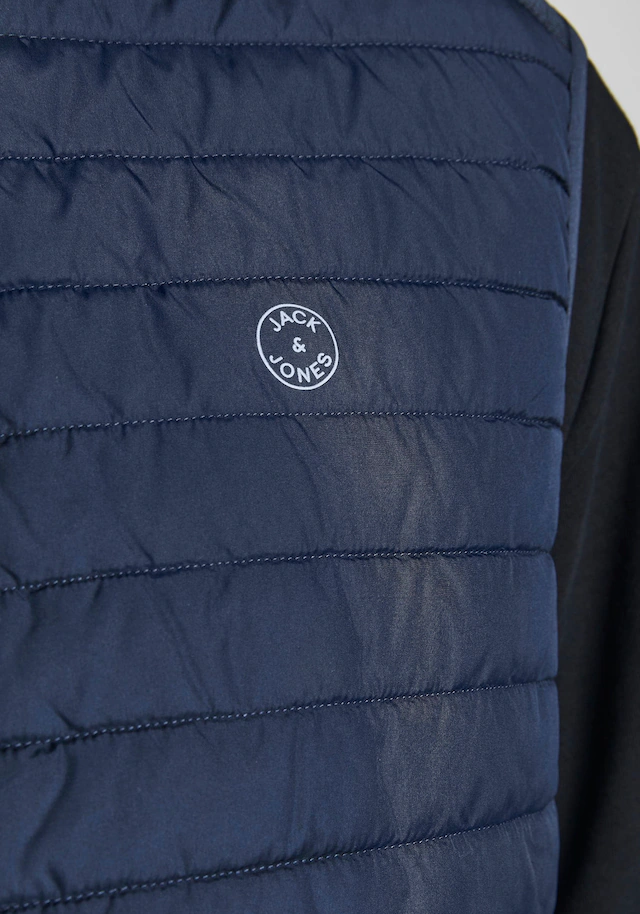 Jack & Jones PlusSize Steppweste »MULTI mit Stehkragen und normaler Form« unifarben, modisch, regular fit, Polyester, Stehkragen