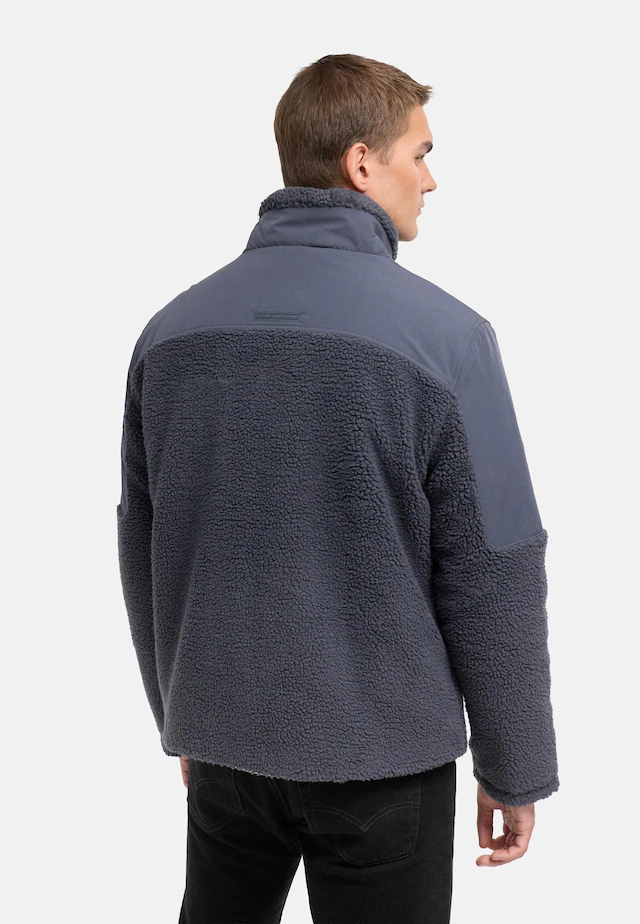 Stone Harbour Plüschjacke »Riveen XX« ohne Kapuze Warme Winterjacke mit Teddyfleece Materialmix