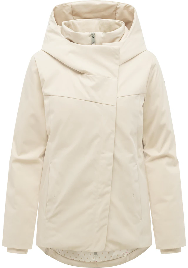 Ragwear Funktionsjacke »Pavleen Short Y« mit Kapuze Warme Damen Winterjacke mit Stehkragen und Kapuze