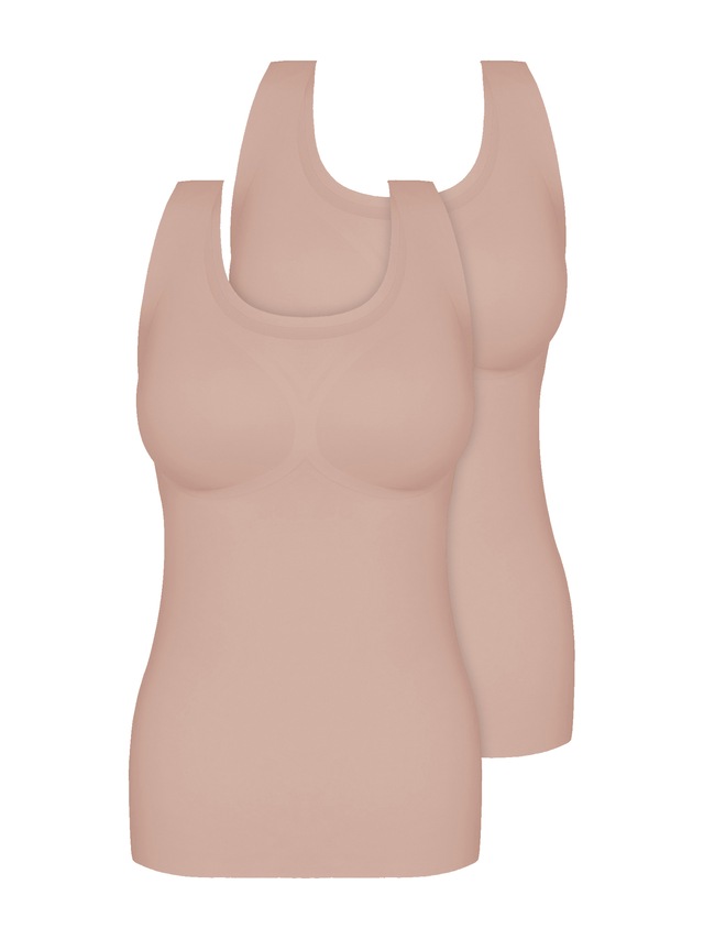 Sassa Achseltop »2er Pack BH-Shirt mit herausnehmbaren Pads bonded micro« 2 Stück,