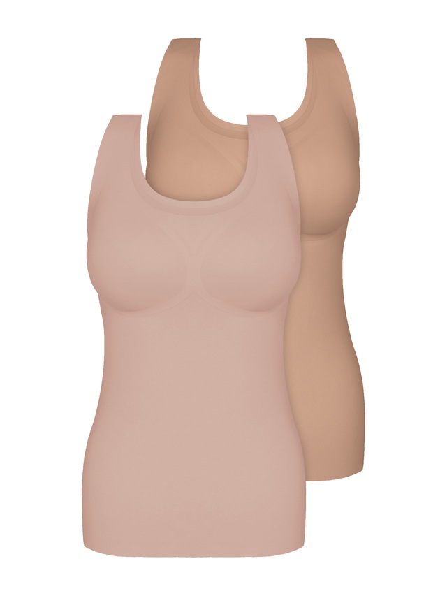 Sassa Achseltop »2er Pack BH-Shirt mit herausnehmbaren Pads bonded micro« 2 Stück,