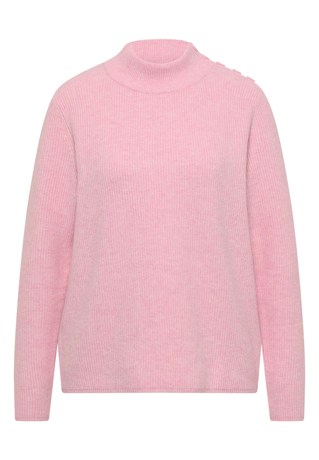 Cecil Stehkragenpullover aus softem Materialmix