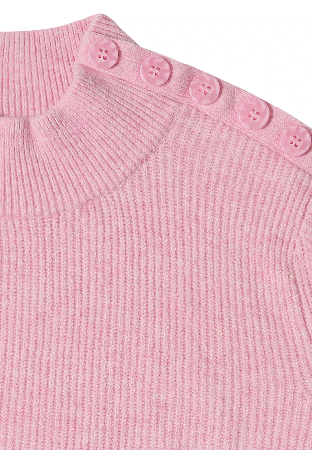 Cecil Stehkragenpullover aus softem Materialmix