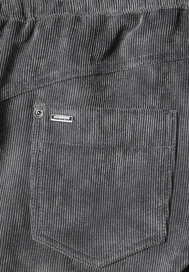 STREET ONE Cordhose Elastikbund mit Tunnelzug