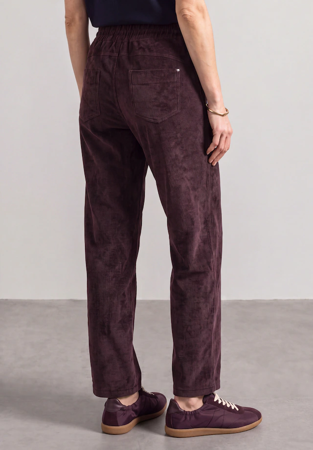 STREET ONE Cordhose Elastikbund mit Tunnelzug