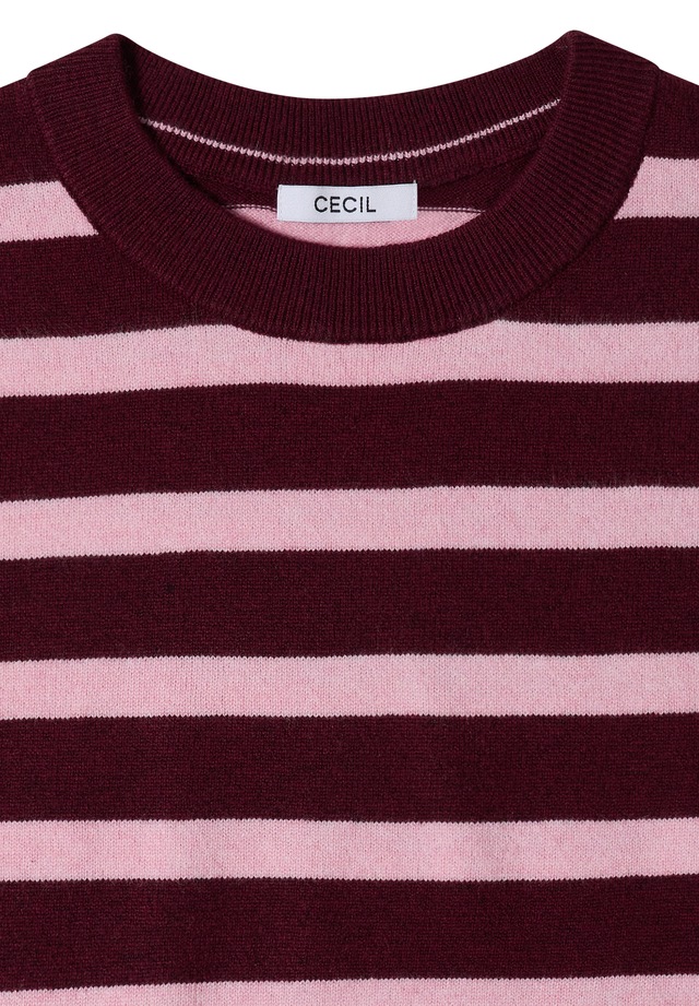 Cecil Streifenpullover aus Feinstrick