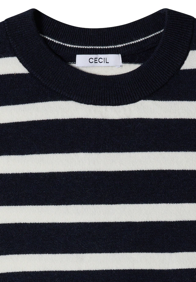Cecil Streifenpullover aus Feinstrick