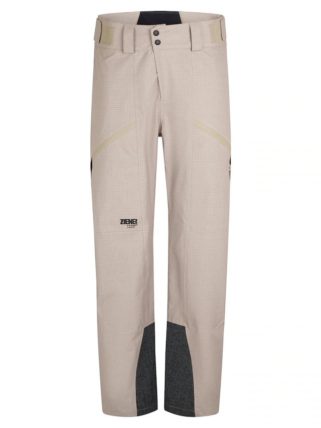 Ziener Skihose »ROKITO-Z AQUASHIELD® HERREN« wasser- u. winddicht, atmungsaktiv, unwattiert, Innenfutter aus Wolle