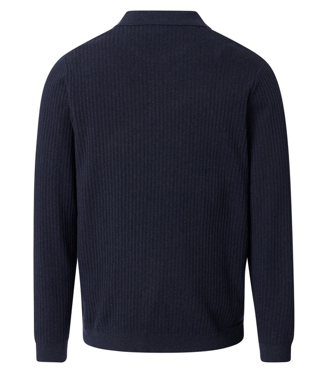 VENTI Polokragenpullover »VENTI Polo-Shirt langarm gemustert«