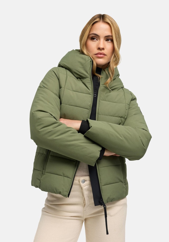 Navahoo Outdoorjacke »Stepptänzchen XIV« mit Kapuze Warme Damen Steppjacke mit Kapuze