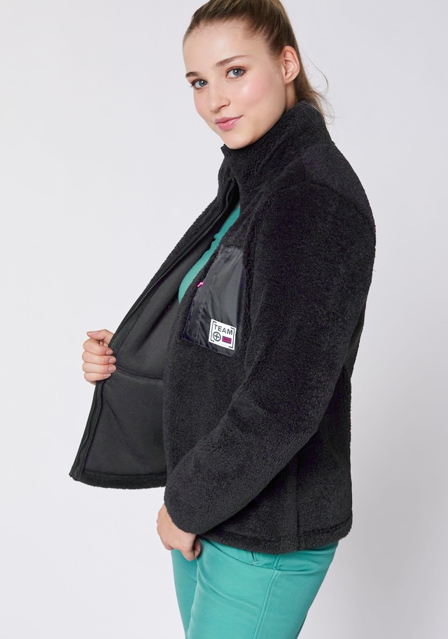 Chiemsee Fleecejacke ohne Kapuze - aus kuschelig wärmendem Sherpa Fleece