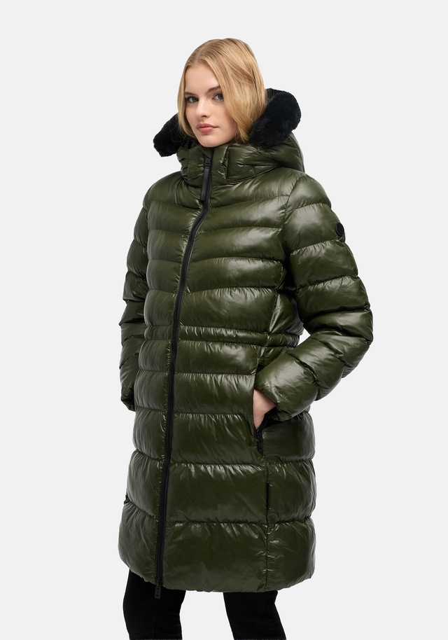 Navahoo Steppmantel »Lumeiaa 14« Warmer Damen Wintermantel mit Kunstfellbesatz