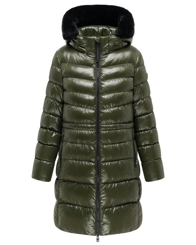 Navahoo Steppmantel »Lumeiaa 14« Warmer Damen Wintermantel mit Kunstfellbesatz