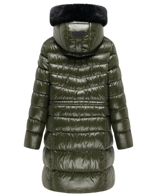 Navahoo Steppmantel »Lumeiaa 14« Warmer Damen Wintermantel mit Kunstfellbesatz